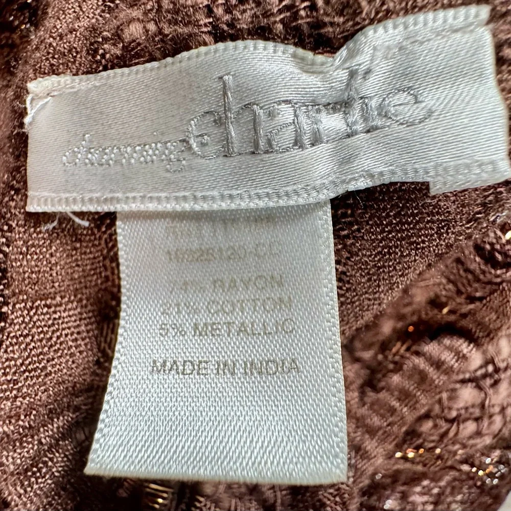 Charming Charlie Brown Iridescent Infinity Scarf #1112